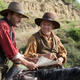 Image for article titled Joaquin Phoenix and John C. Reilly bicker, bond, and chase a bounty as The Sisters Brothers